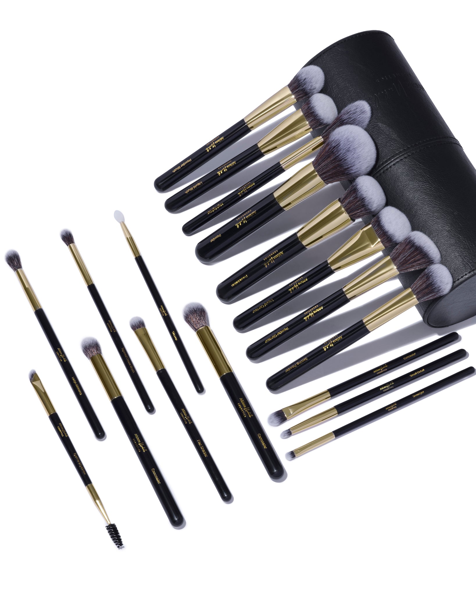 THE ESSENTIALS 18 BRUSH SET – Adriana Nichole Cosmetics