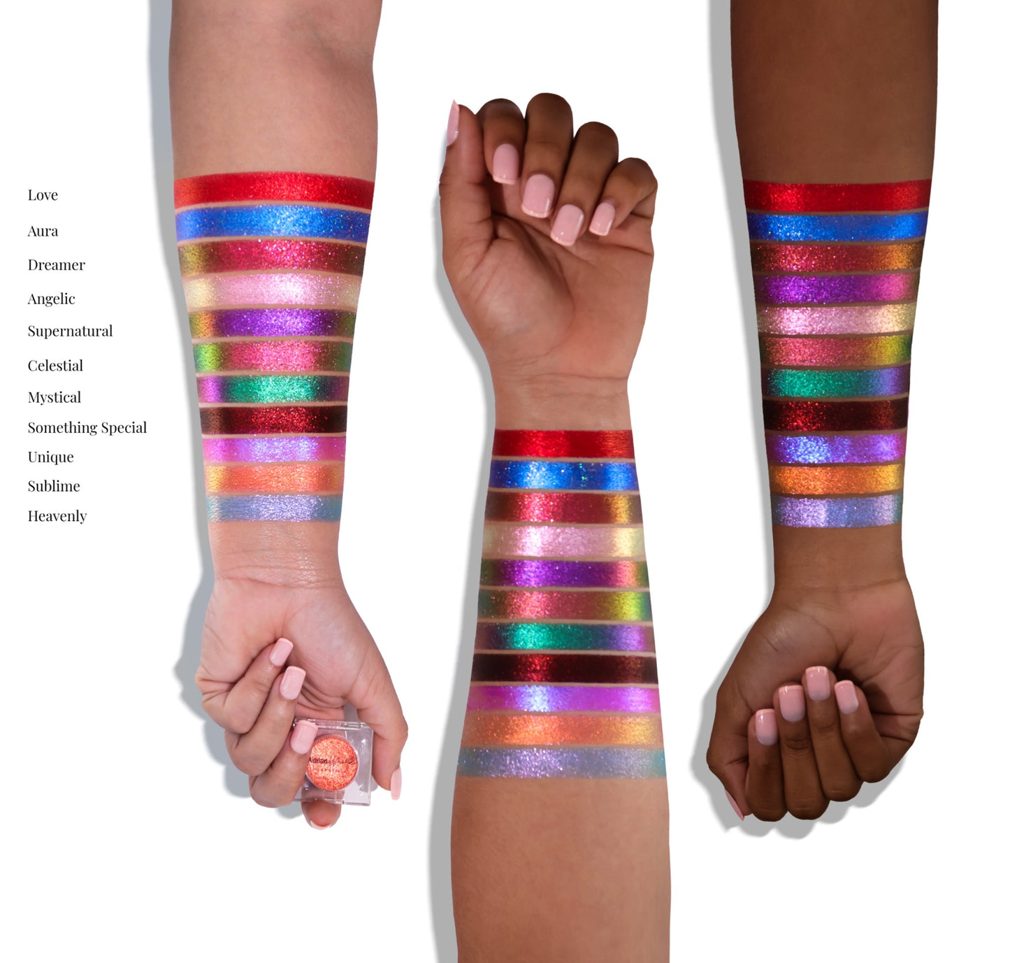 New) Single Multi-chrome Eyeshadow Talc Free, Vegan, – Adriana